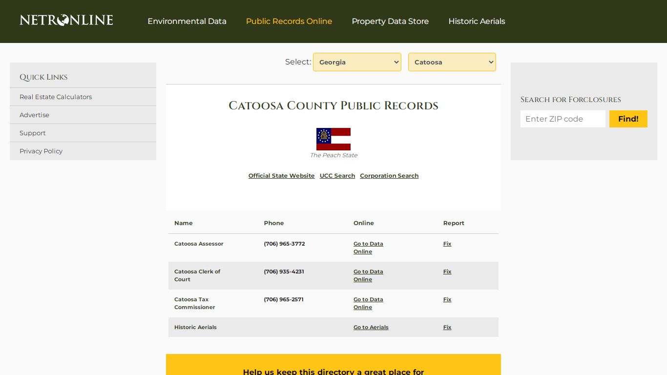 NETR Online • Catoosa • Catoosa Public Records, Search ...